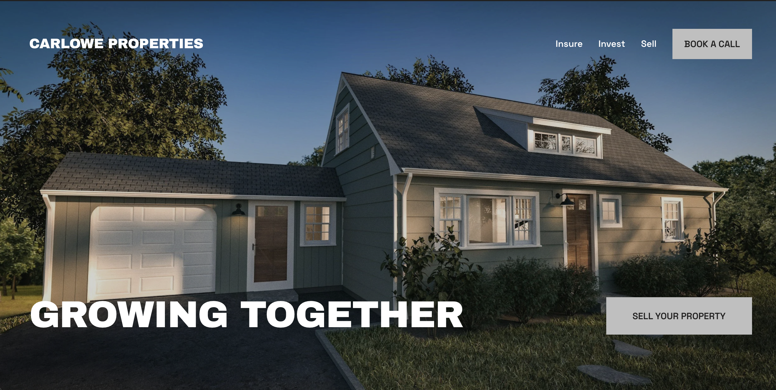 Carlowe Properties website screenshot